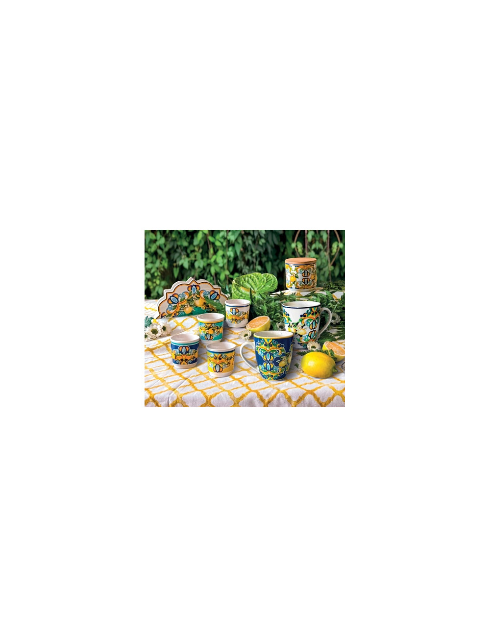 MUG CITRUS SET 2 PZ PORCELLANA | Brandani