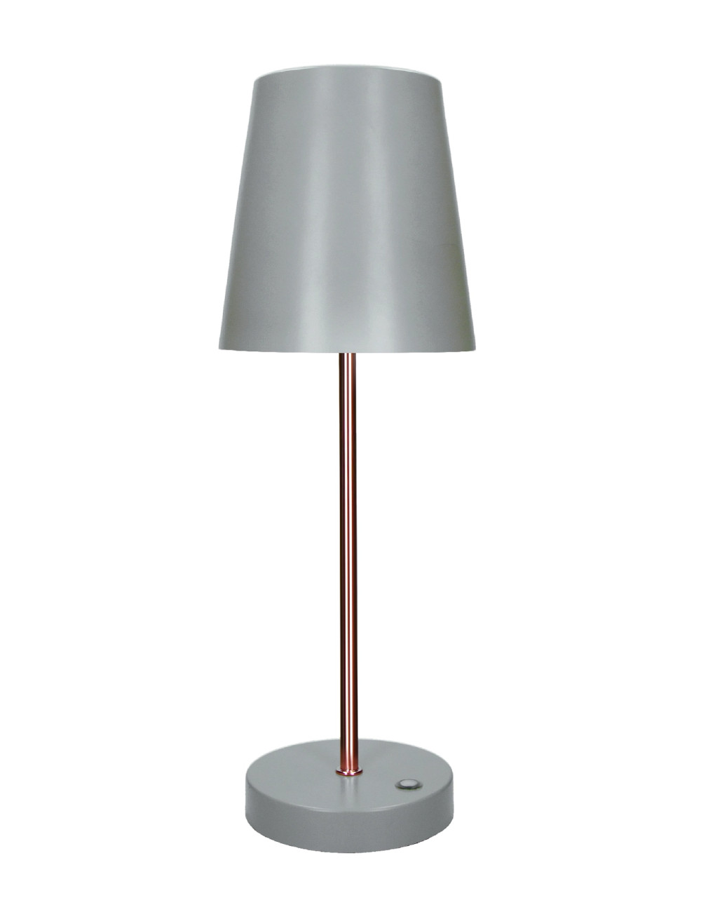 ALTAIR LED TOUCH LAMP DOVE-GREY/ROSE GOLD METAL | Brandani