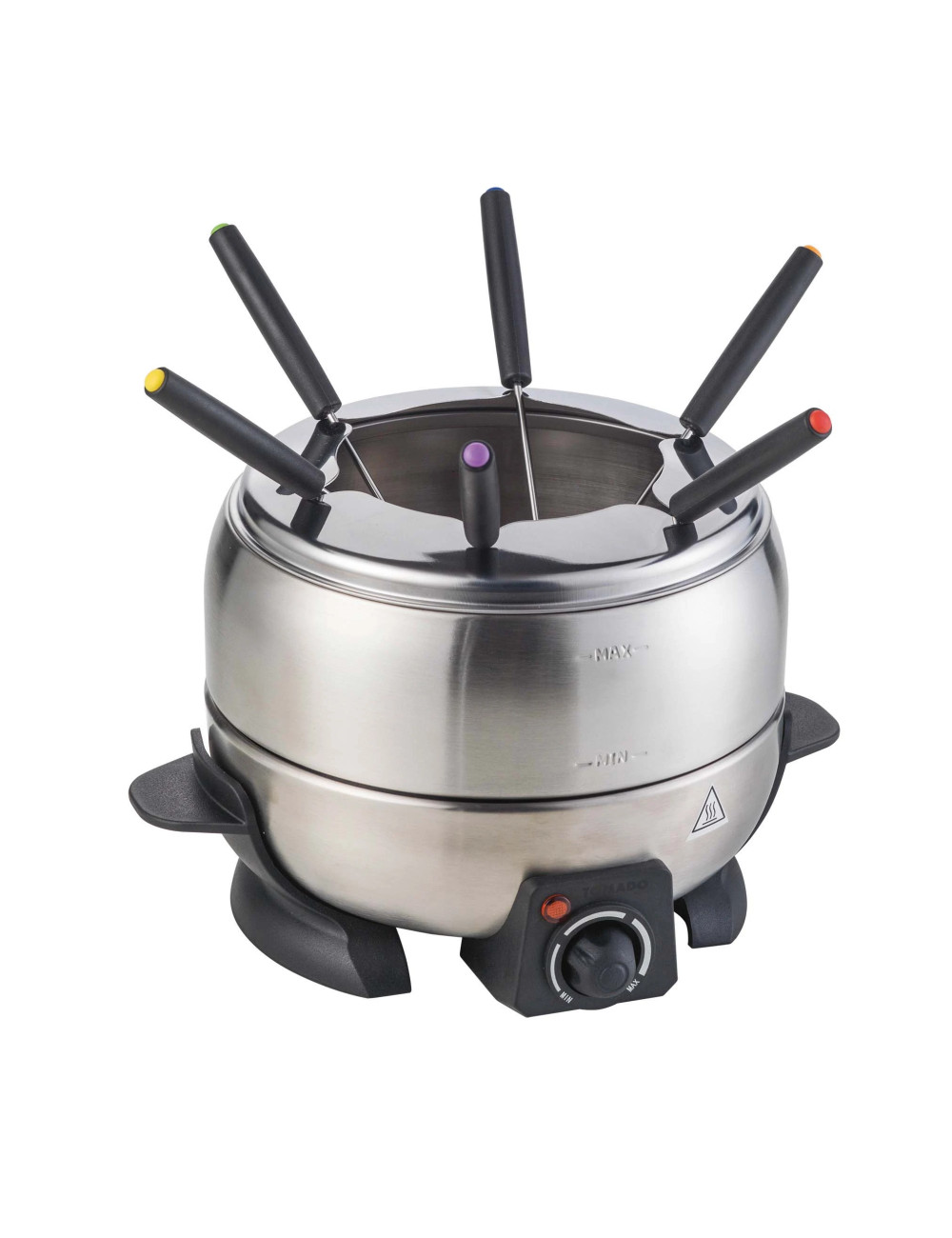 TECHNO COLLECTION ELECTRIC FONDUE W 6 FORKS PASTAINLESS STE | Brandani