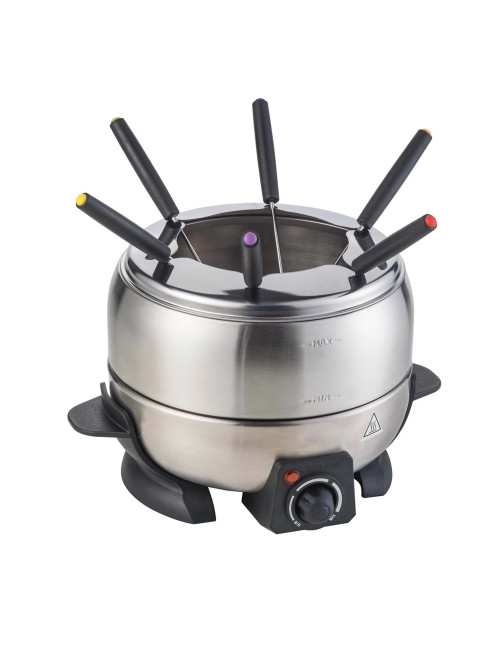 TECHNO COLLECTION ELECTRIC FONDUE W 6 FORKS PASTAINLESS STE | Brandani