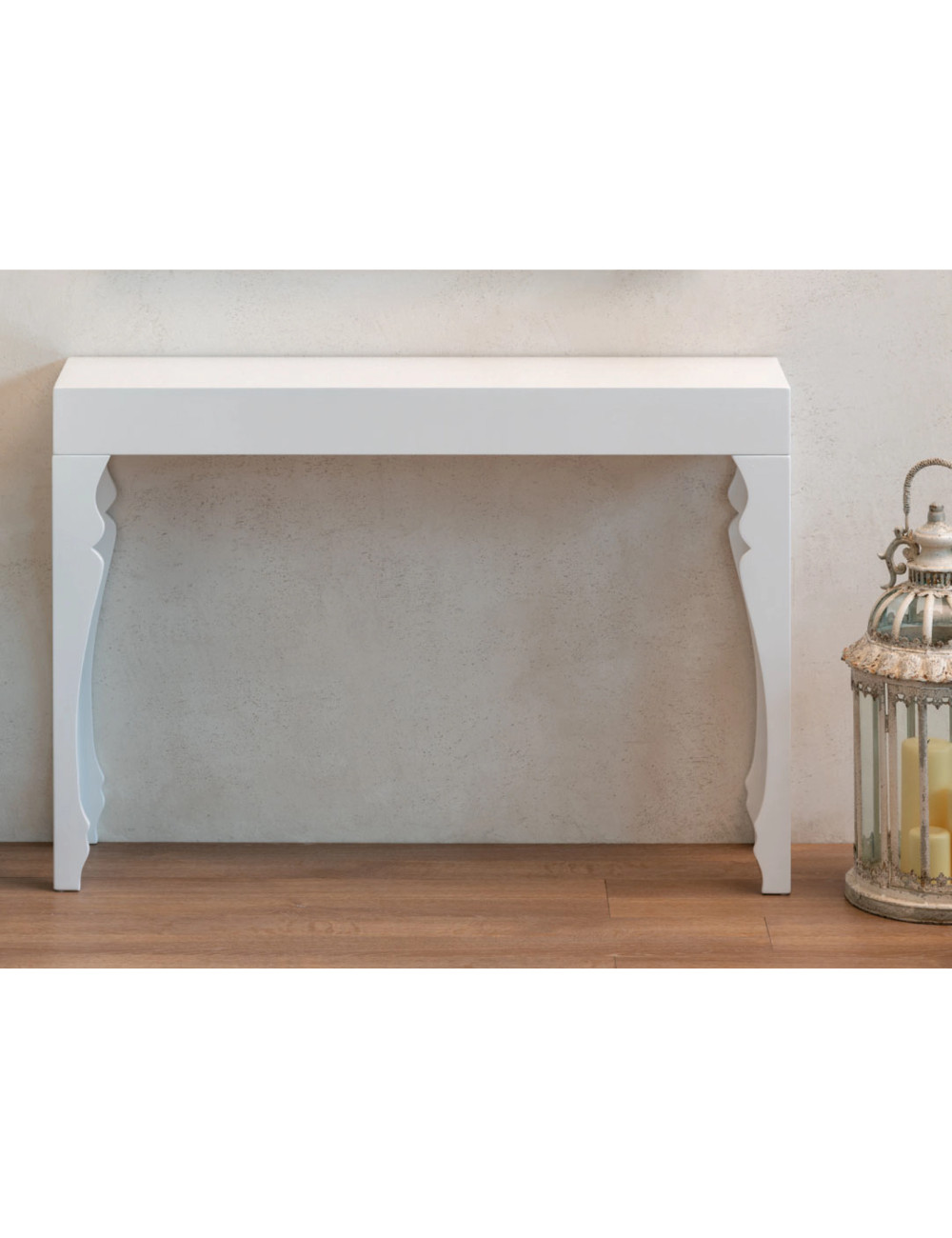 WHITE LACQUERED CONSOLE MDF SMALL SIZE | Brandani