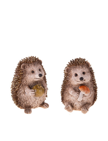 RESIN HEDGEHOGS 2 PC SET | Brandani