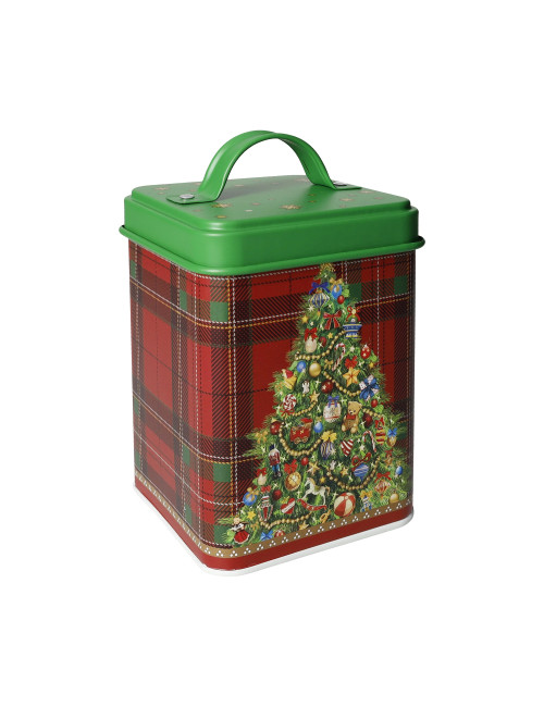 METAL CHRISTMAS TREE & TARTAN JAR | Brandani