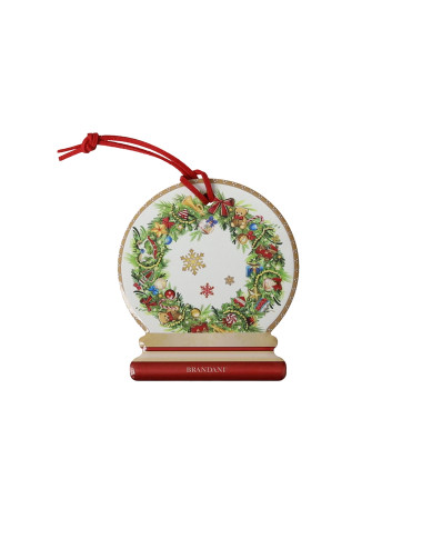 DECORATION CHRISTMAS SET 4 PZ CERAM/SUGHERO | Brandani