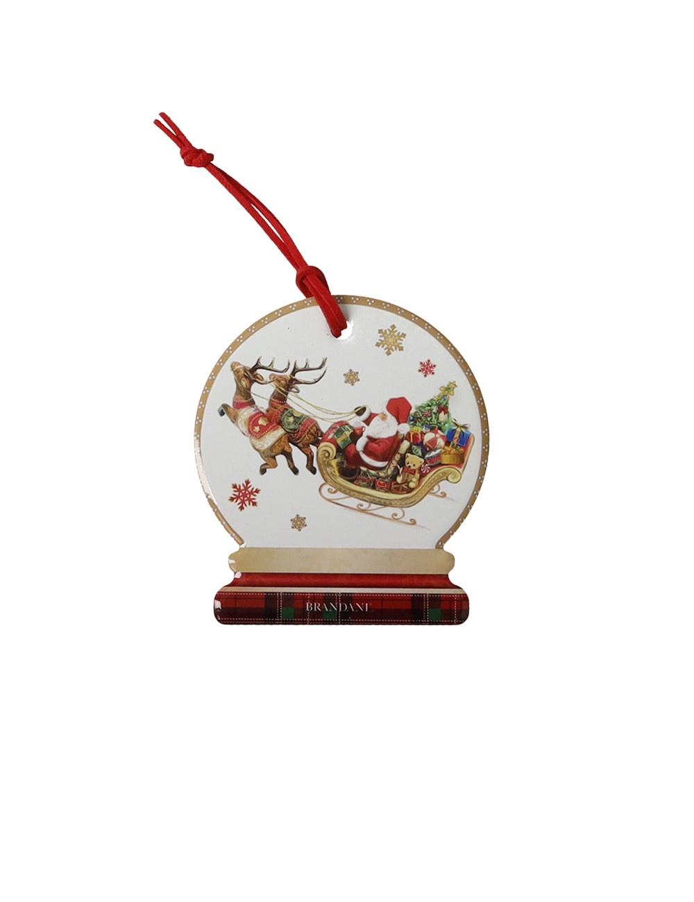 DECORATION CHRISTMAS SET 4 PZ CERAM/SUGHERO | Brandani