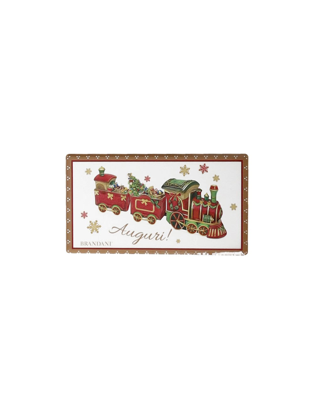 MAGNETI CHRISTMAS AUGURI SET 4 PZ CERAMICA | Brandani