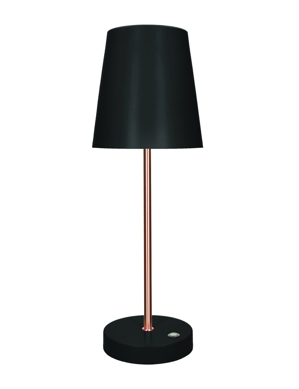 ALTAIR LED TOUCH LAMP BLACK/ROSE GOLD METAL | Brandani