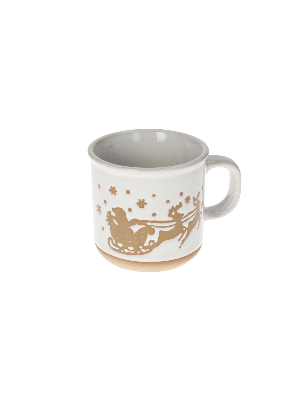 GINGERBREAD COFFEE CUP 2 PC SET STONEWARE | Brandani