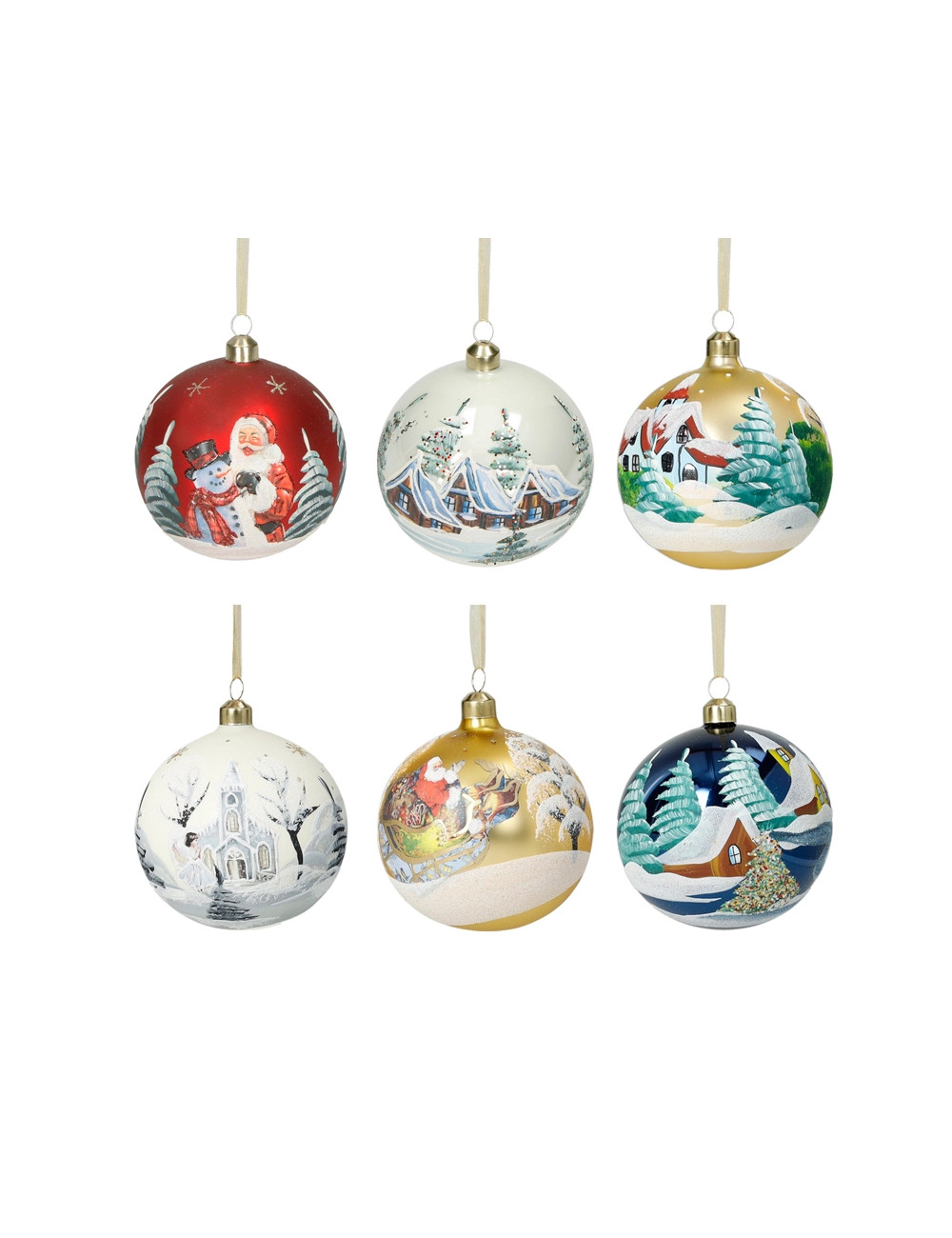 CHRISTMAS ARTISANAL BALL BLOWN GLASS | Brandani