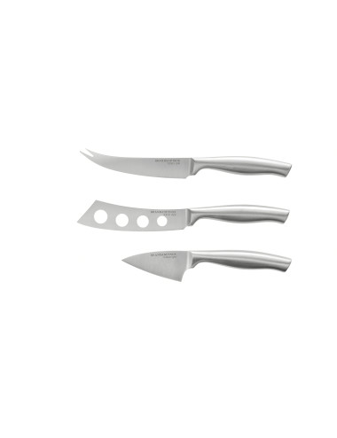 COLTELLO FORMAGGIO SET 3 PZ INOX | Brandani