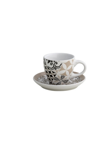 TAZZINA CAFFE ALHAMBRA SET 2 PEZZI IN PORCELLANA | Brandani