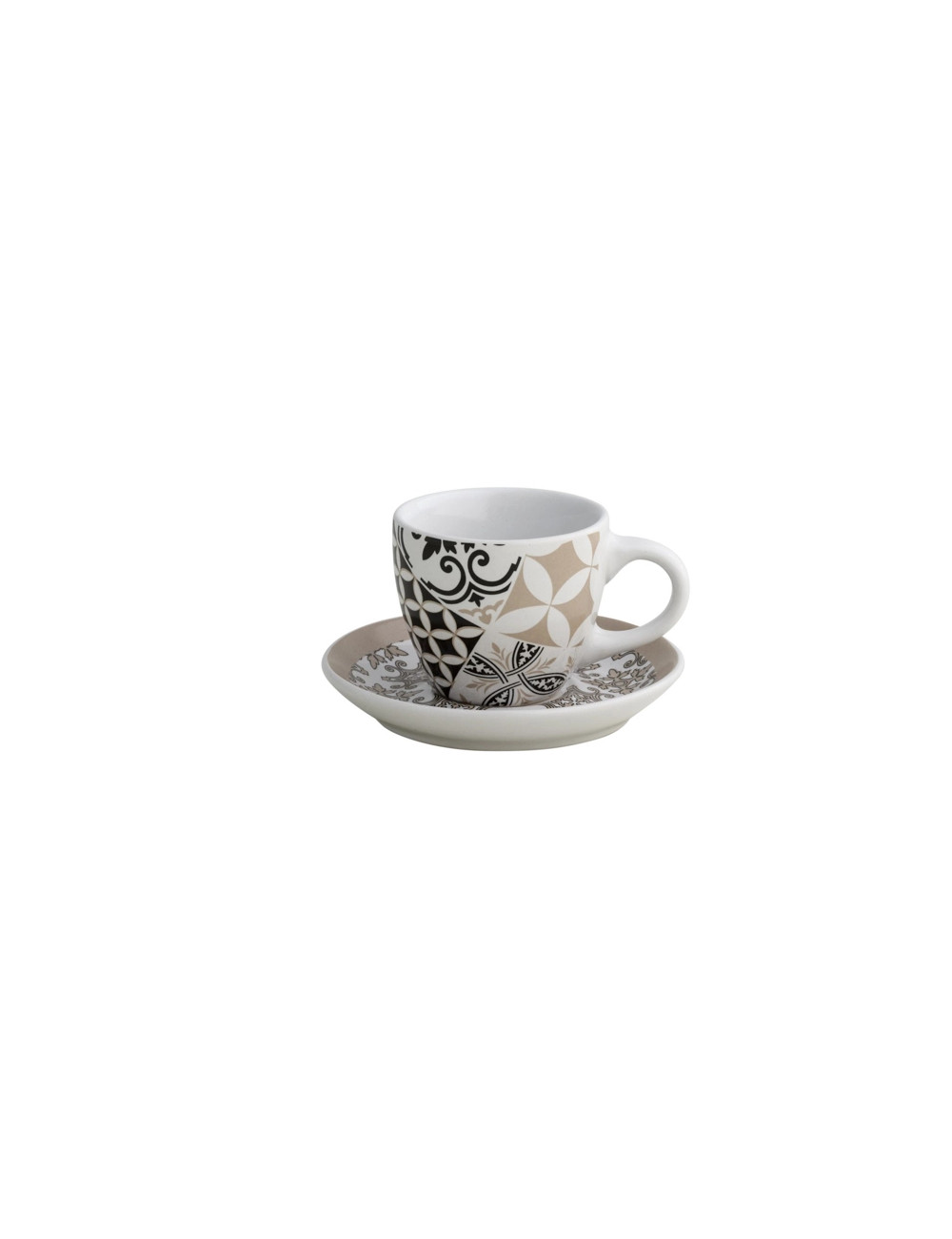 TAZZINA CAFFE ALHAMBRA SET 2 PEZZI IN PORCELLANA | Brandani