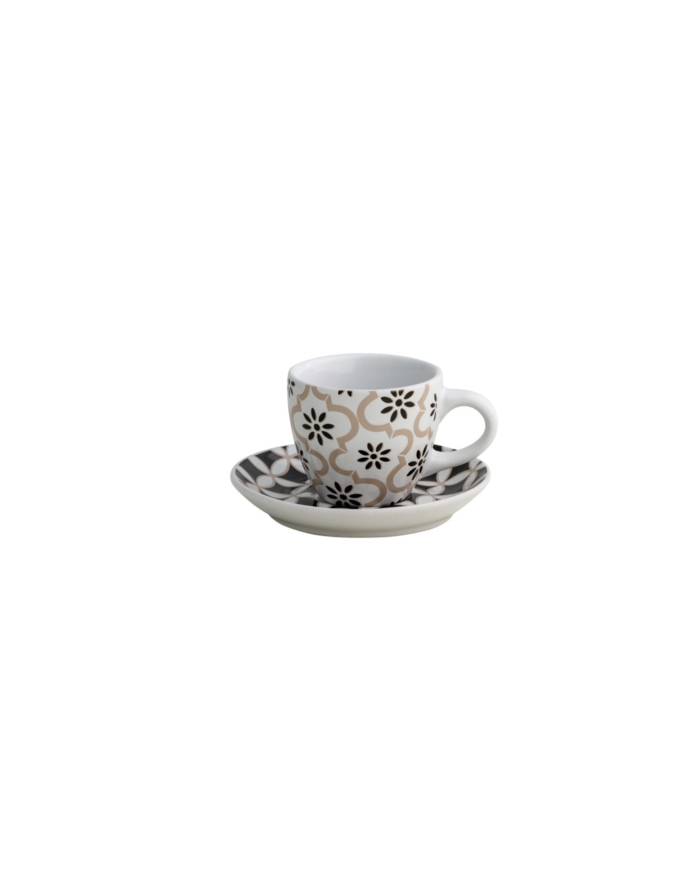 TAZZINA CAFFE ALHAMBRA SET 2 PEZZI IN PORCELLANA | Brandani