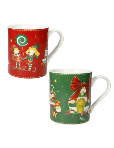 MUG ELFOMAGIA SET 2 PZ NEW BONE CHINA | Brandani