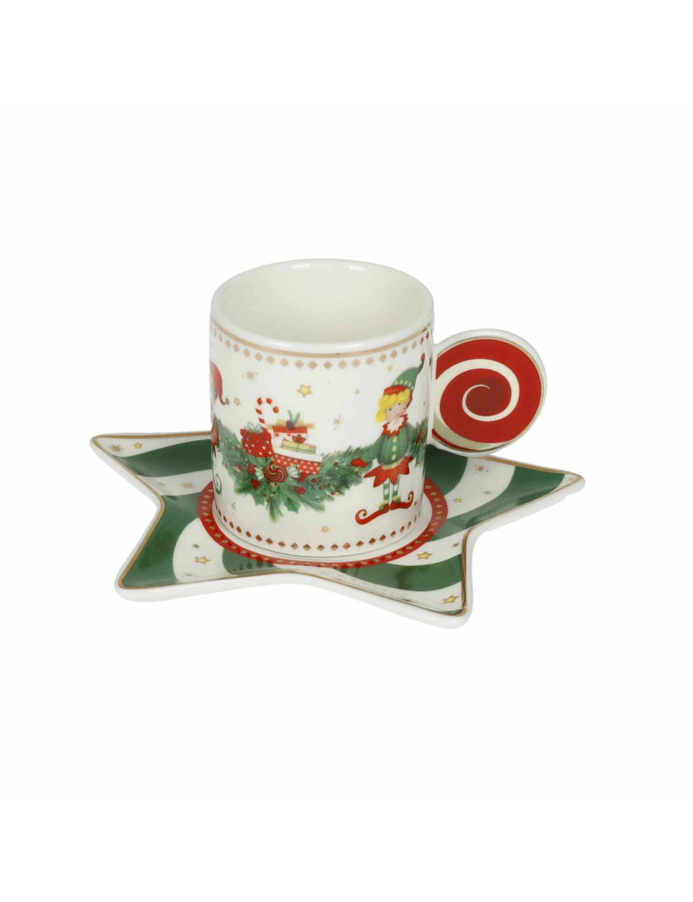 TAZZA ELFOMAGIA SET 2 PZ NEW BONE CHINA | Brandani