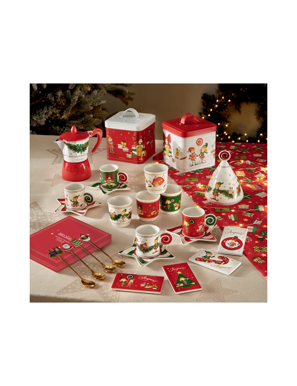 BICCHIERINO ELFOMAGIA SET 4 PZ NEW BONE CHINA | Brandani