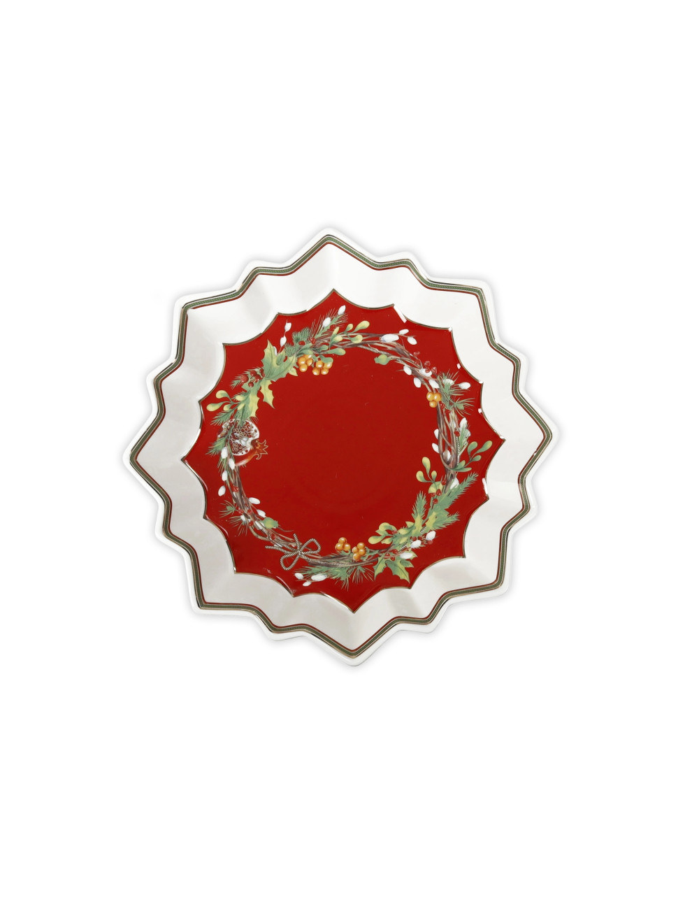 PORCELAIN CAROL STAR TRAY | Brandani