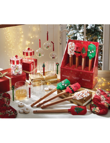 MUG W IL NATALE SOGGETTI NATALIZI ASSORTITI SET 2 PZ VETRO | Brandani