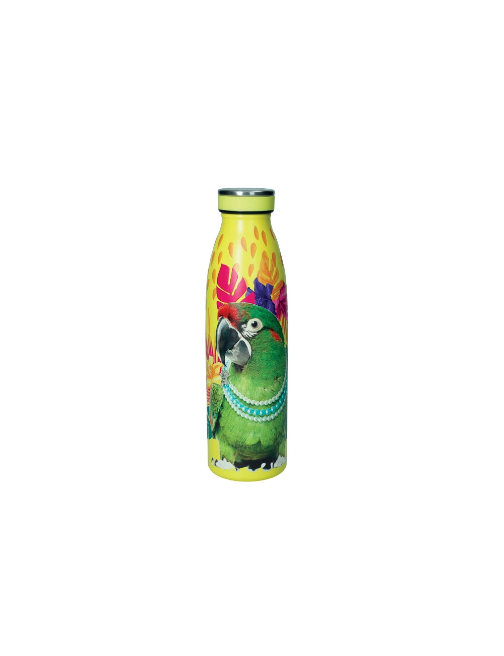 BOTTIGLIA TERMICA FUNNY ZOO 500ML C/CHIUS ERM SOGG.ASS INOX | Brandani