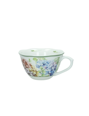 TAZZA COLAZIONE FLORA PORCELLANA | Brandani