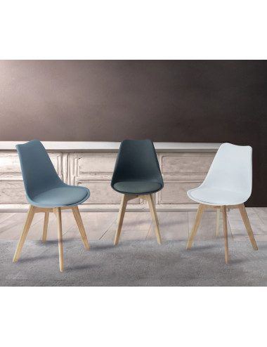 SEDIA SCANDI GRIGIO  | Brandani