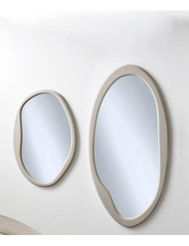 TURTLEDOVE LITTLE MIRROR MDF/PVC | Brandani