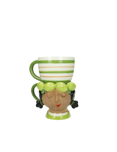 TAZZA DOUBLE LADY LIME DOLOMITE | Brandani