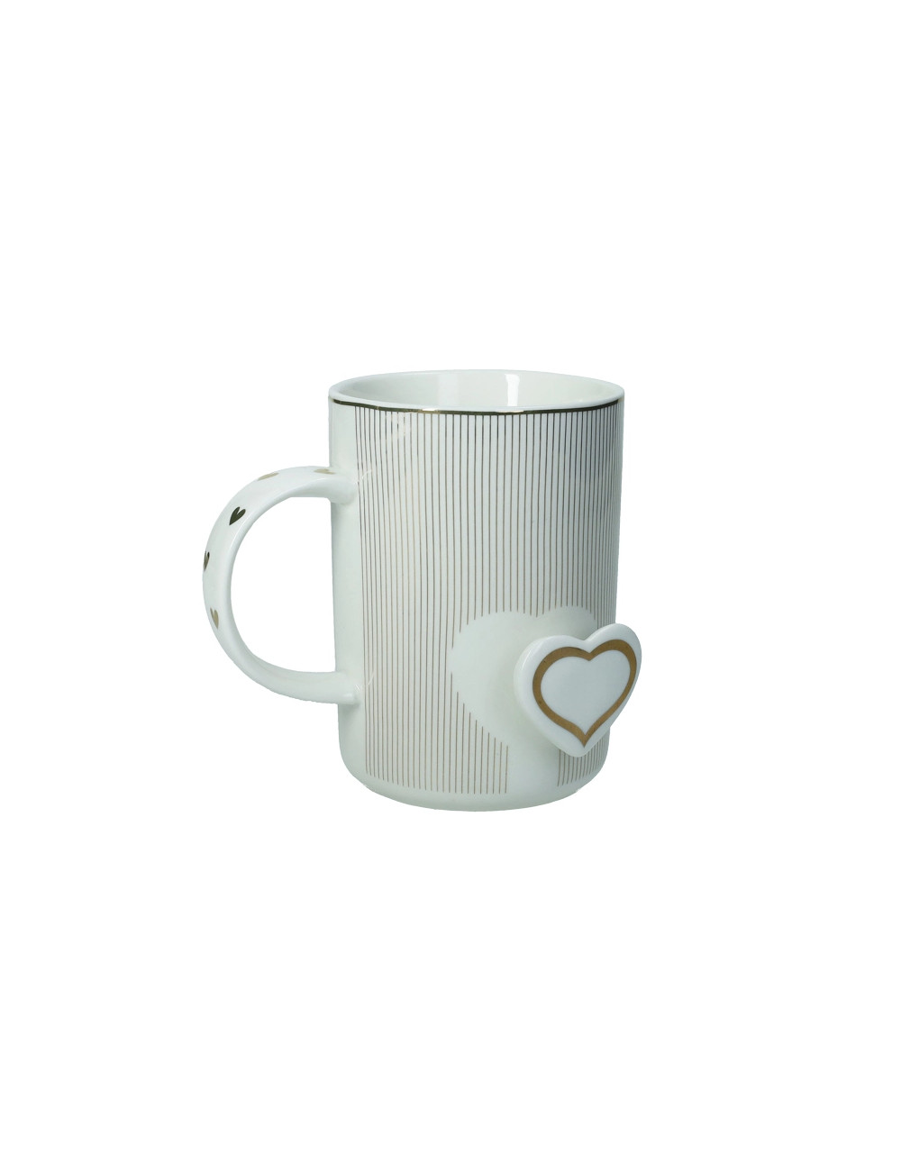 MUG AMORE MIO RIGHE NEW BONE CHINA | Brandani