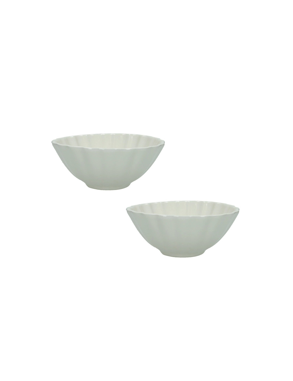 CIOTOLA CALIPSO AVORIO SET 2 PZ STONEWARE | Brandani