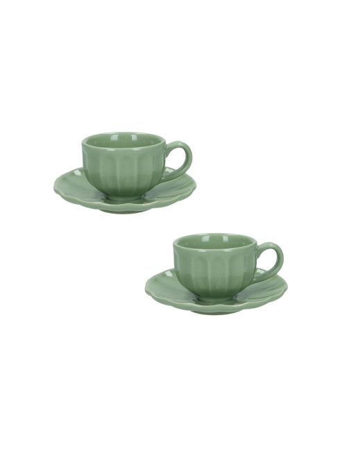 TAZZINA CAFFE' CALIPSO SALVIA SET 2 PZ STONEWARE | Brandani