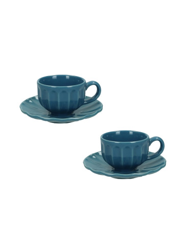 TAZZINA CAFFE' CALIPSO AVIO SET 2 PZ STONEWARE | Brandani