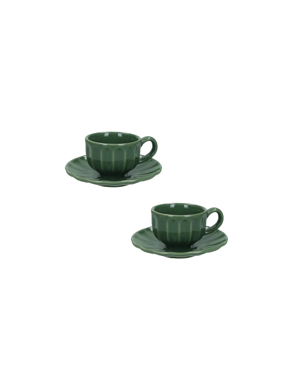 TAZZINA CAFFE' CALIPSO MENTA SET 2 PZ STONEWARE | Brandani