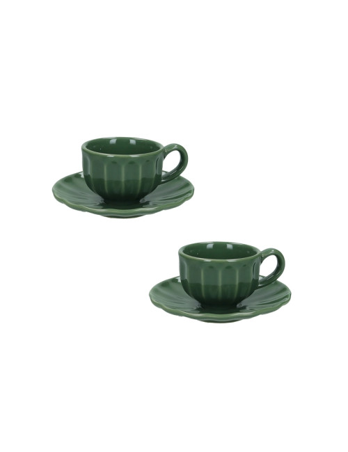 TAZZINA CAFFE' CALIPSO MENTA SET 2 PZ STONEWARE | Brandani