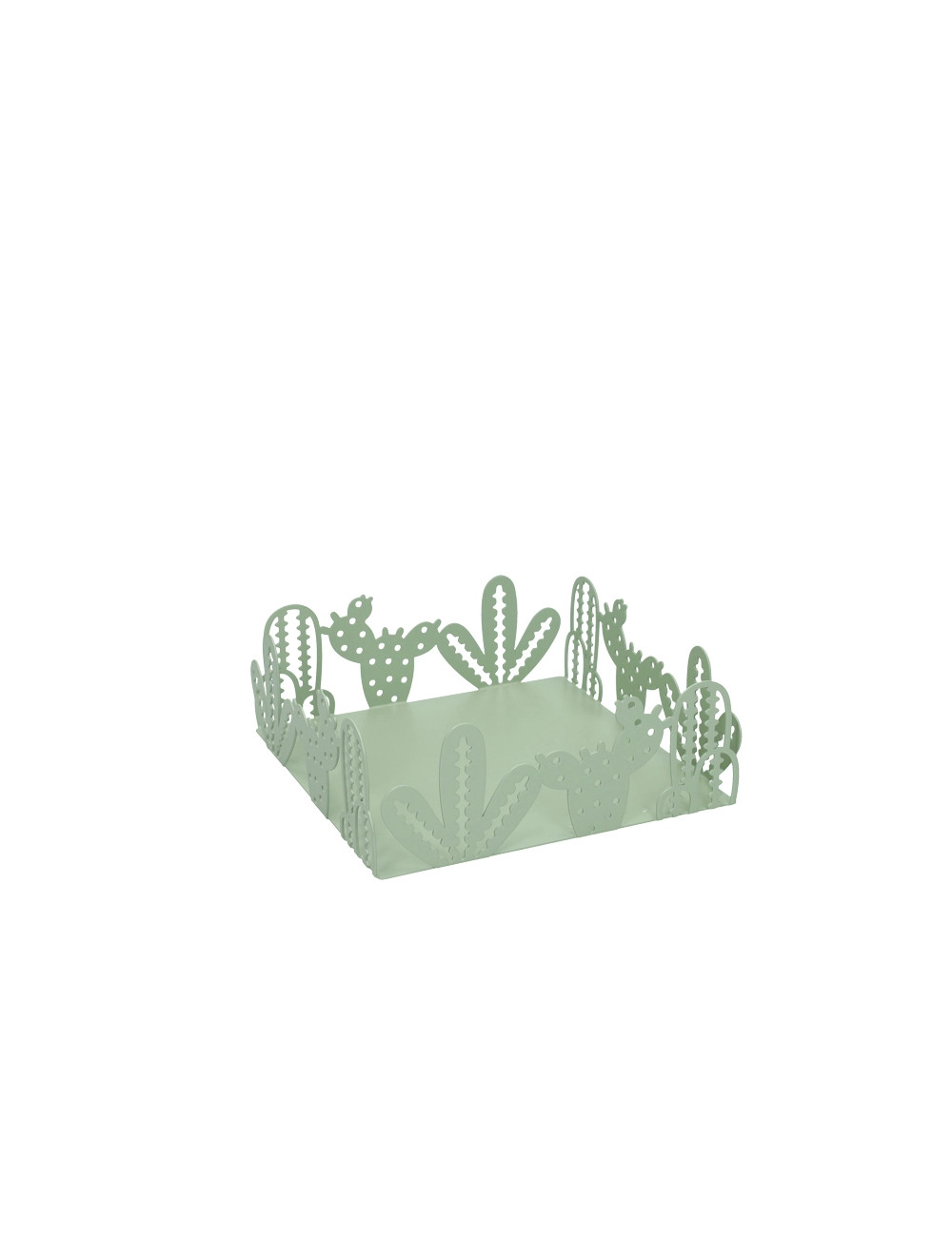 PORTA TOVAGLIOLI CACTUS VERDE METAL | Brandani