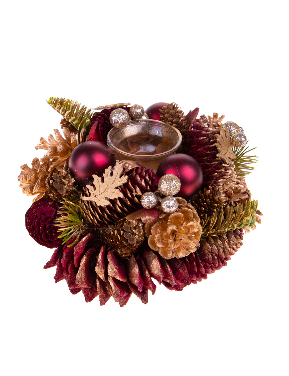 CENTROTAVOLA POTPOURRI CON PIGNE E SFERE | Brandani CENTROTAVOLA POTPOURRI CON PIGNE E SFERE | Brandani