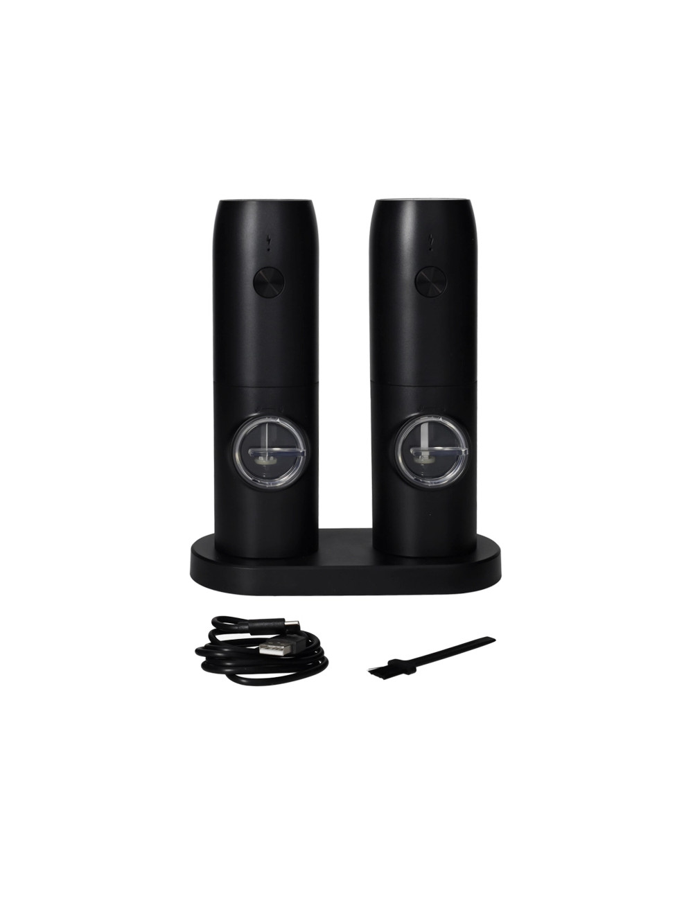 MACINA SALE/PEPE ELETTRICO RICARICABILE C/SUPPORTO SET 2PZ | Brandani MACINA SALE/PEPE ELETTRICO RICARICABILE C/SUPPORTO SET 2PZ | Brandani