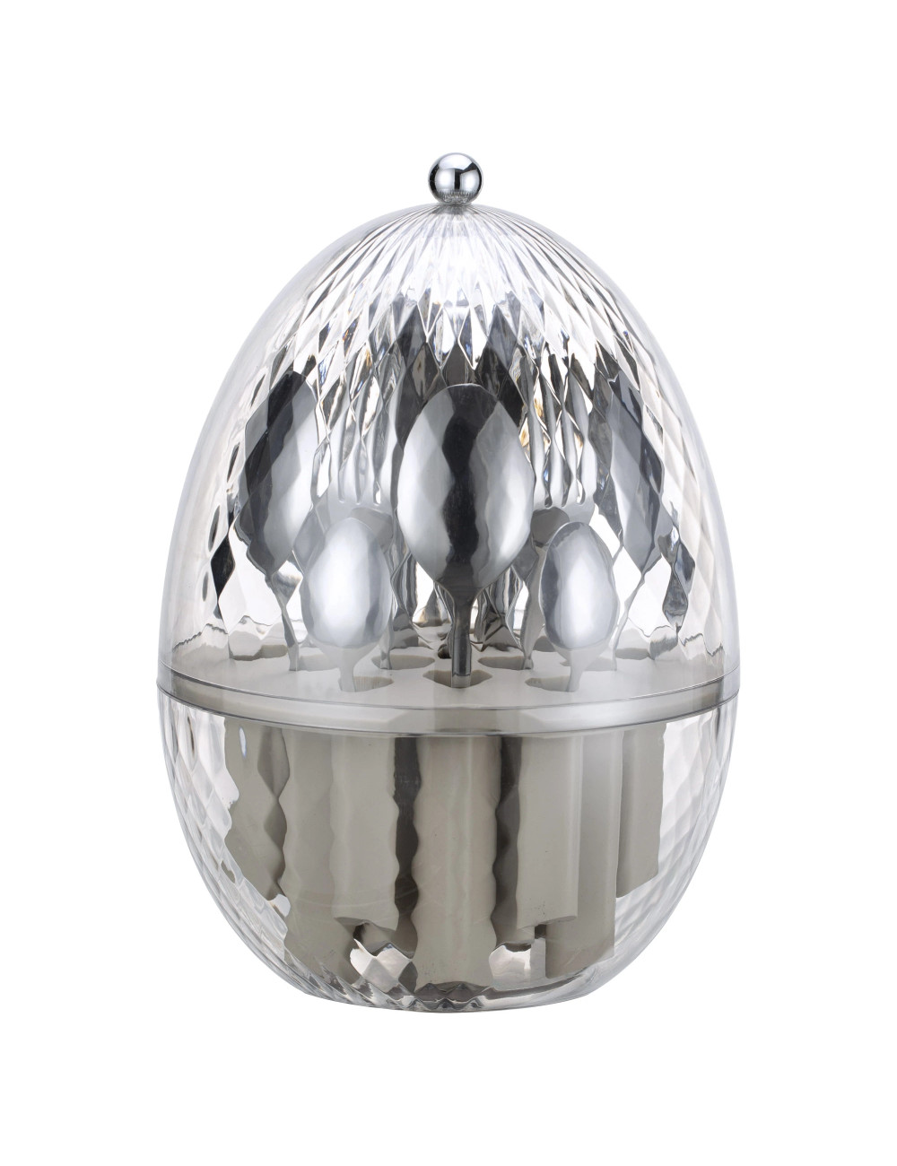 OVETTO GIREVOLE CON 24 POSATE INOX | Brandani OVETTO GIREVOLE CON 24 POSATE INOX | Brandani