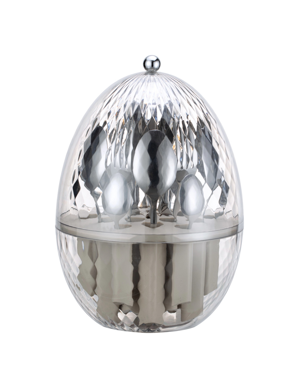 OVETTO GIREVOLE CON 24 POSATE INOX | Brandani OVETTO GIREVOLE CON 24 POSATE INOX | Brandani