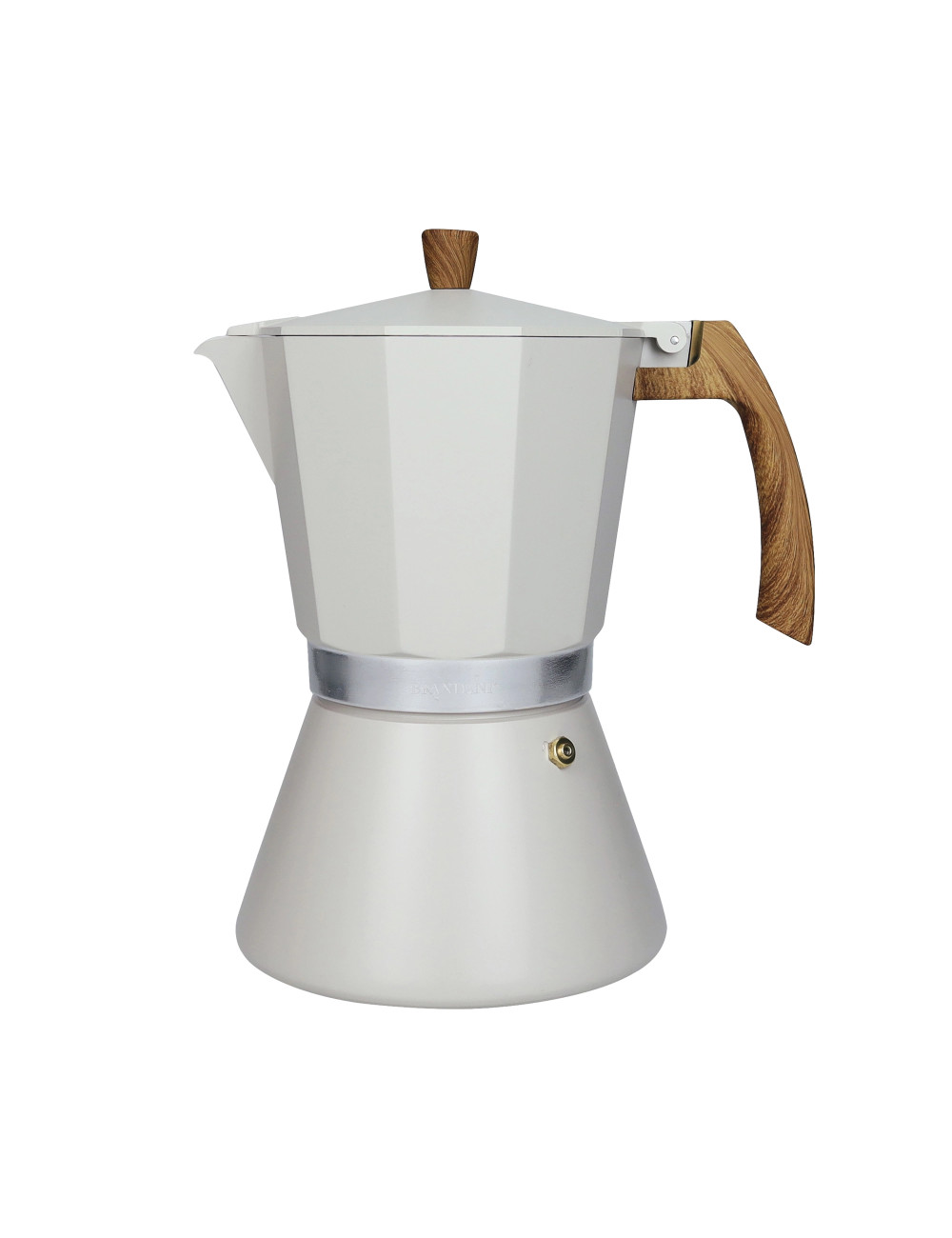 CAFFETTIERA TUTTINSIEME TORTORA 12 TAZZE ALLUMINIO | Brandani