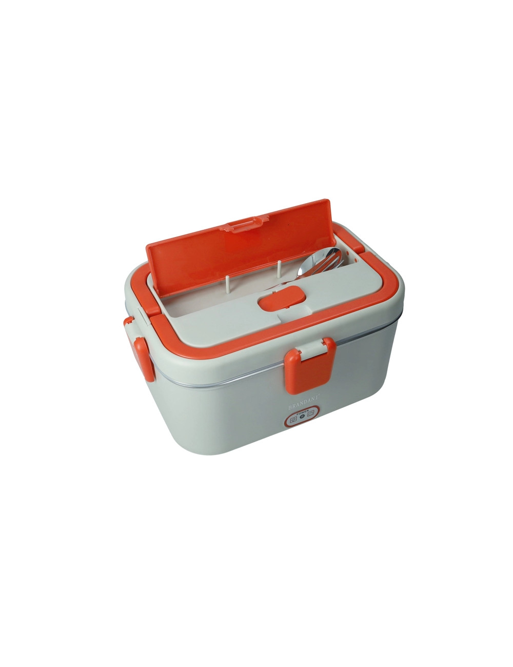 LUNCH BOX TERMICA GRIGIA/ROSSA C/POSATE E BORSA CONTENITORE | Brandani LUNCH BOX TERMICA GRIGIA/ROSSA C/POSATE E BORSA CONTENITORE | Brandani