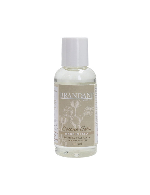 RICARICA FRAGRANZA COTONE SETA 100ML CAPSULA FLIP TOP | Brandani