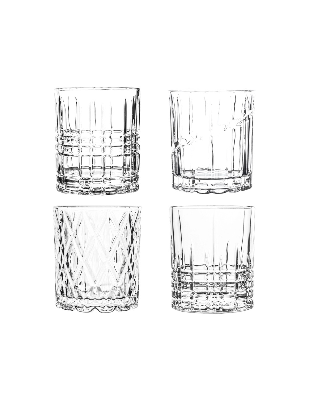 BICCHIERE MULINELLO NEW DECORI ASSORTITI SET 4 PZ VETRO | Brandani BICCHIERE MULINELLO NEW DECORI ASSORTITI SET 4 PZ VETRO | Brandani