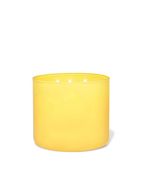 CANDELA PROFUMATA 3 STOPPINI GIALLO CERA DI SOIA ESSENZA LI | Brandani