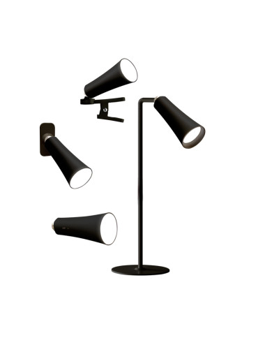 LAMPADA LED MOOD 4 IN 1 NERO ABS/PC/METAL | Brandani