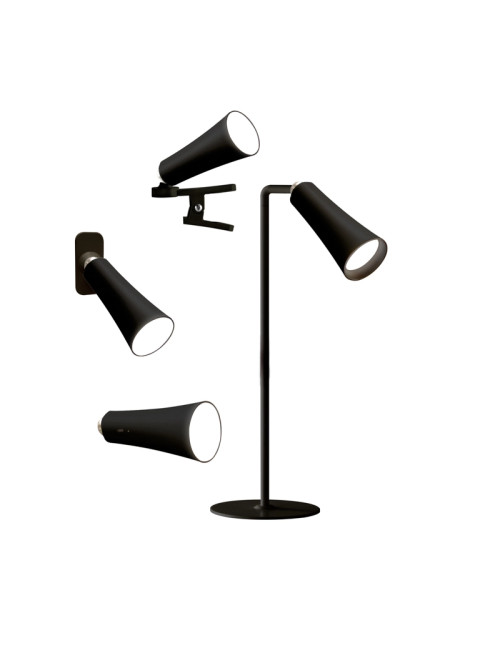 LAMPADA LED MOOD 4 IN 1 NERO ABS/PC/METAL | Brandani