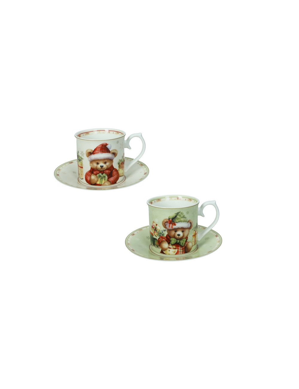 TAZZA COCCOLE SET 2 PZ NEW BONE CHINA | Brandani
