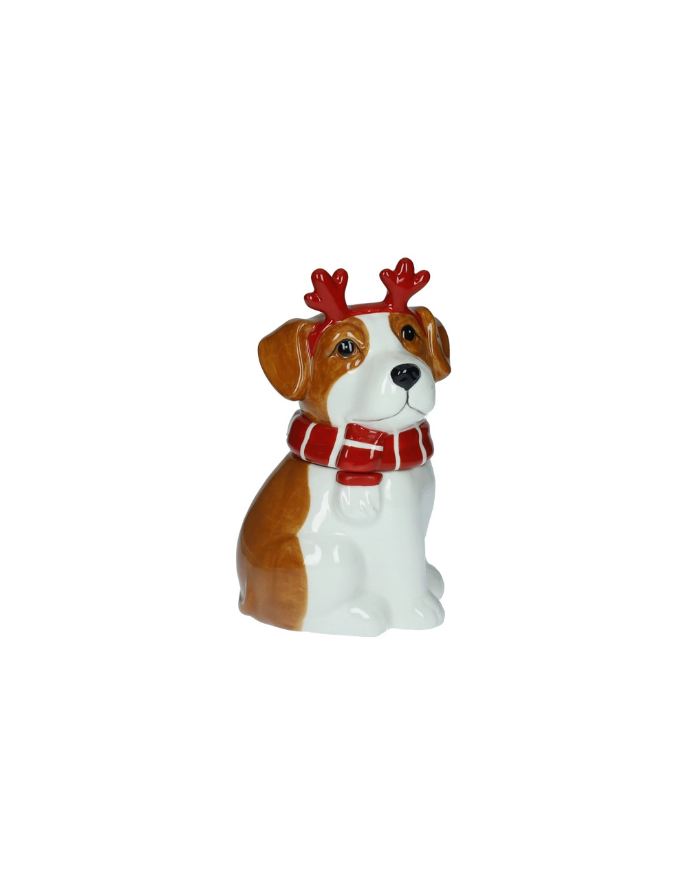 BARATTOLO CAGNOLINO BIANCO/MARRONE NATALE DOLOMITE | Brandani BARATTOLO CAGNOLINO BIANCO/MARRONE NATALE DOLOMITE | Brandani