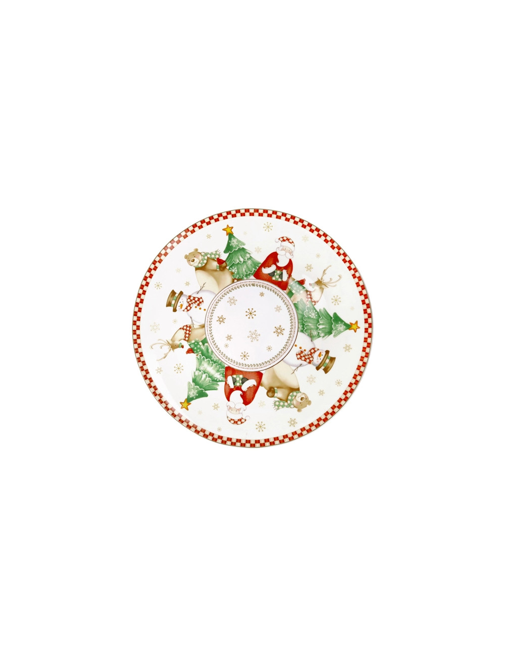 PIATTO PANETTONE RACCONTI PORCELLANA | Brandani PIATTO PANETTONE RACCONTI PORCELLANA | Brandani