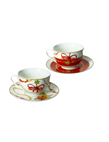TAZZA THE' GIOCO DI LUCI SET 2 PZ NEW BONE CHINA | Brandani