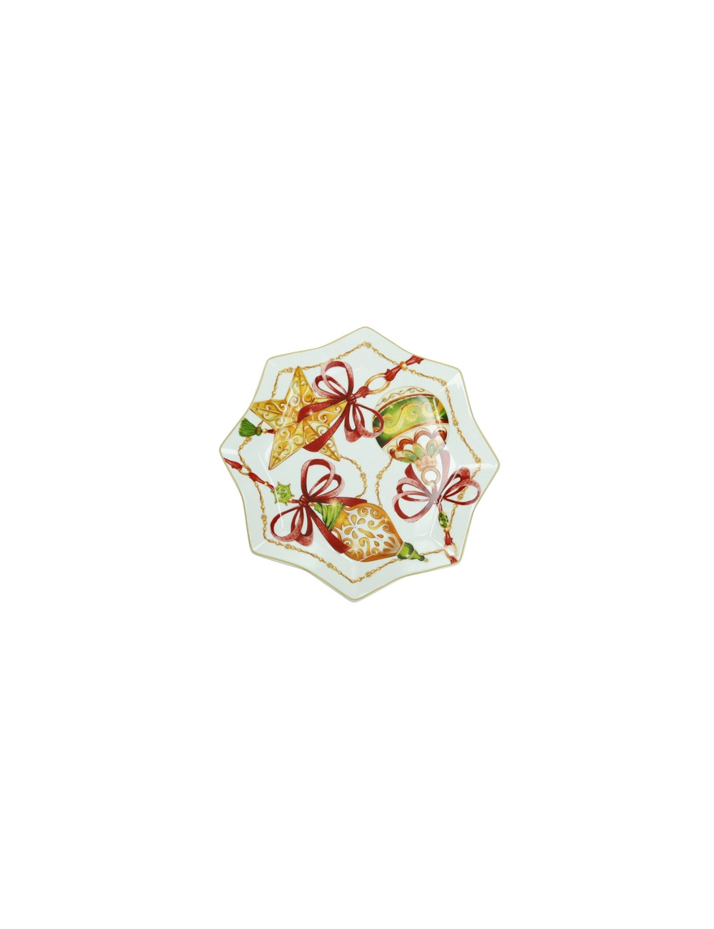 VASSOIO STELLA GIOCO DI LUCI NEW BONE CHINA | Brandani VASSOIO STELLA GIOCO DI LUCI NEW BONE CHINA | Brandani